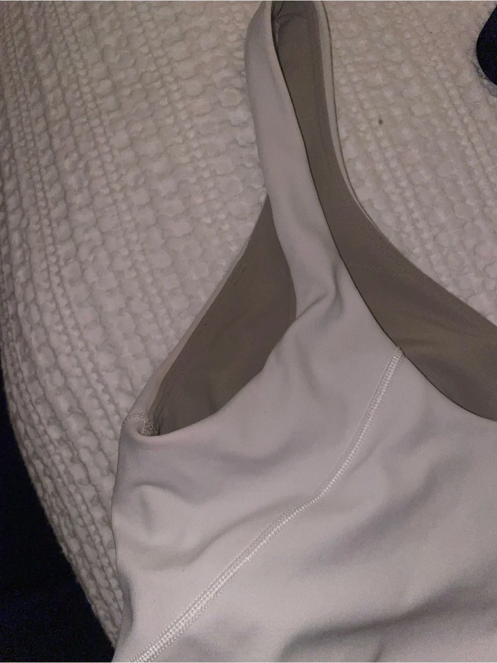 Lululemon Align Tank Top White A/B Cup Size 8 Nulu Yoga Bra